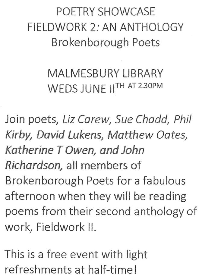 Poetry Showcase - Fieldwork 2: An Anthology
